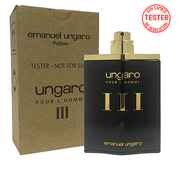 UNGARO III POUR L'HOMME EDT 100 ML (TESTER-SIN TAPA) - EMANUEL UNGARO