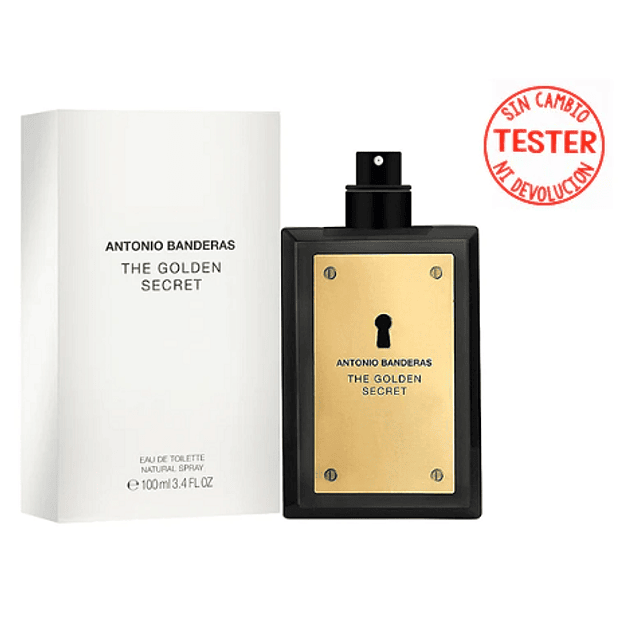 THE GOLDEN SECRET EDT 100 ML (TESTER - SIN TAPA) - ANTONIO BANDERAS