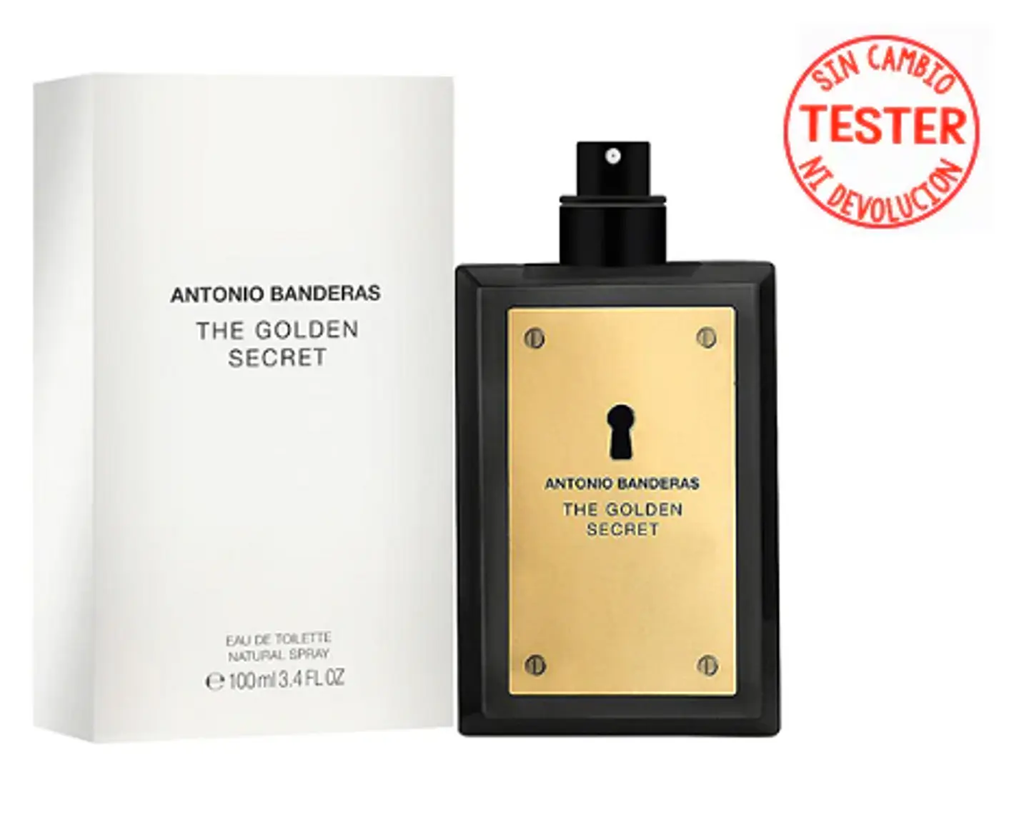 THE GOLDEN SECRET EDT 100 ML (TESTER - SIN TAPA) - ANTONIO BANDERAS 1