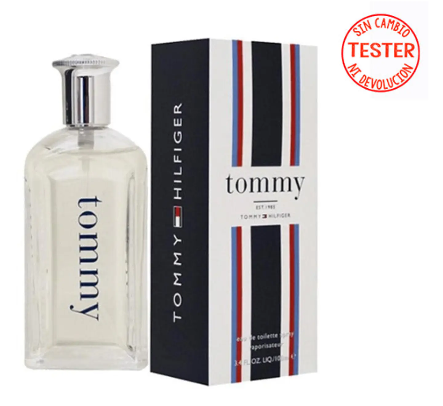 TOMMY MEN EDT 100 ML (TESTER - PROBADOR) - TOMMY HILFIGER 1
