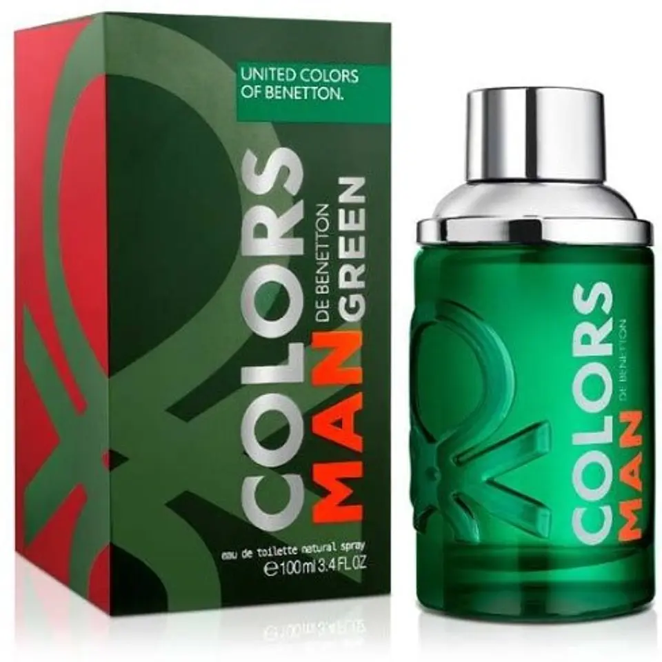 COLORS MAN GREEN EDT 100 ML -BENETTON 1