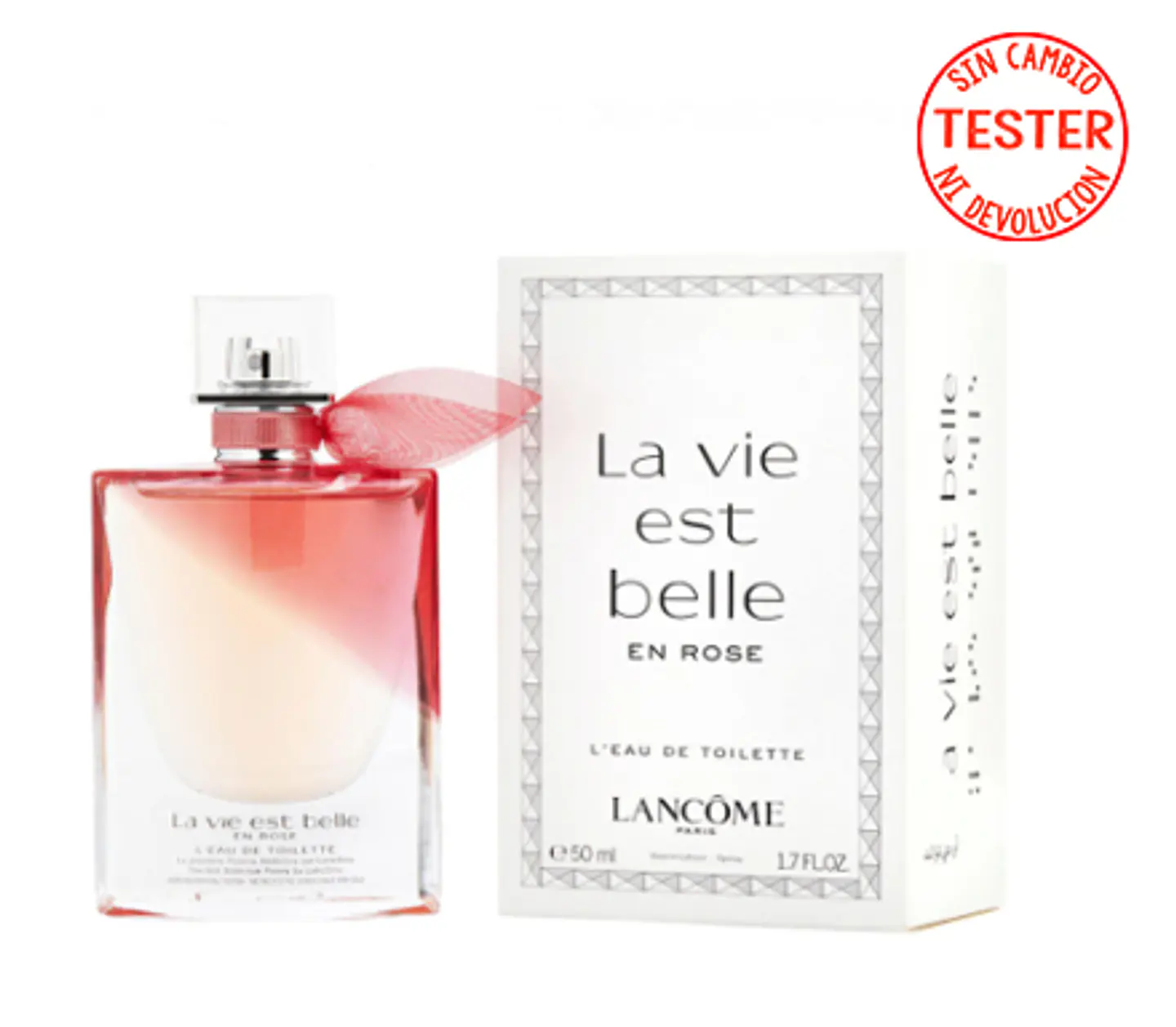 LA VIE EST BELLE EN ROSE EDT 50 ML (TESTER-PROBADOR) - LANCOME 1