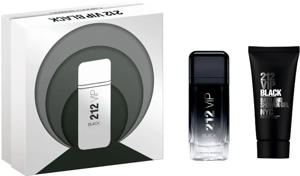  212 VIP BLACK EDP 100 ML + SHOWER GEL 100 ML ESTUCHE - CAROLINA HERRERA 1
