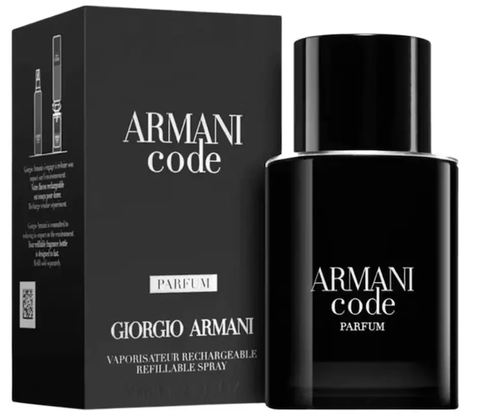 ARMANI CODE PARFUM 50 ML FOR MEN ( RECARGABLE) - ARMANI 1