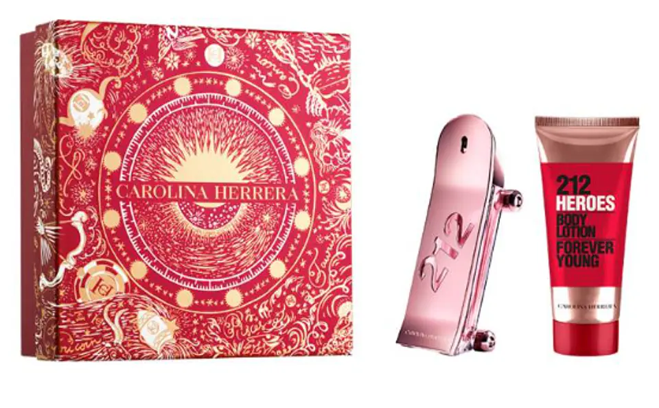 212 HEROES FOREVER YOUNG EDP 80 ML + BODY LOTION 100 ML  ESTUCHE - CAROLINA HERRERA 1