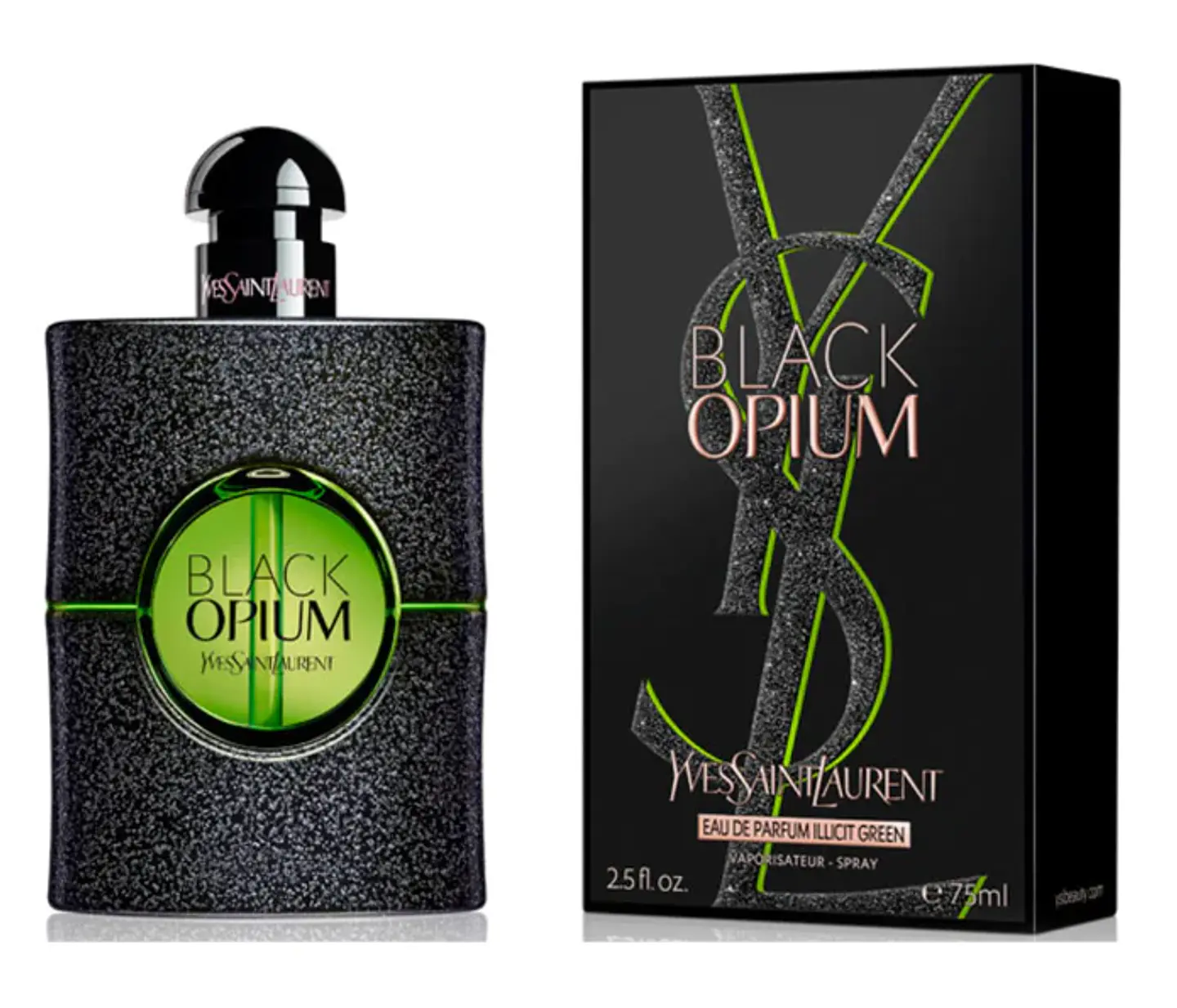 BLACK OPIUM EDP ILLICIT GREEN 75 ML FOR WOMEN  - YVES SAINT LAURENT 1