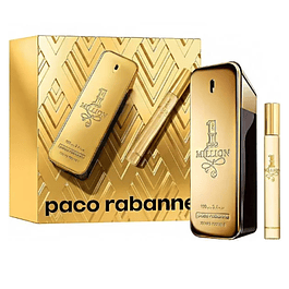 1 MILLION EDT 100 ML + TRAVEL 10 ML ESTUCHE - PACO RABANNE