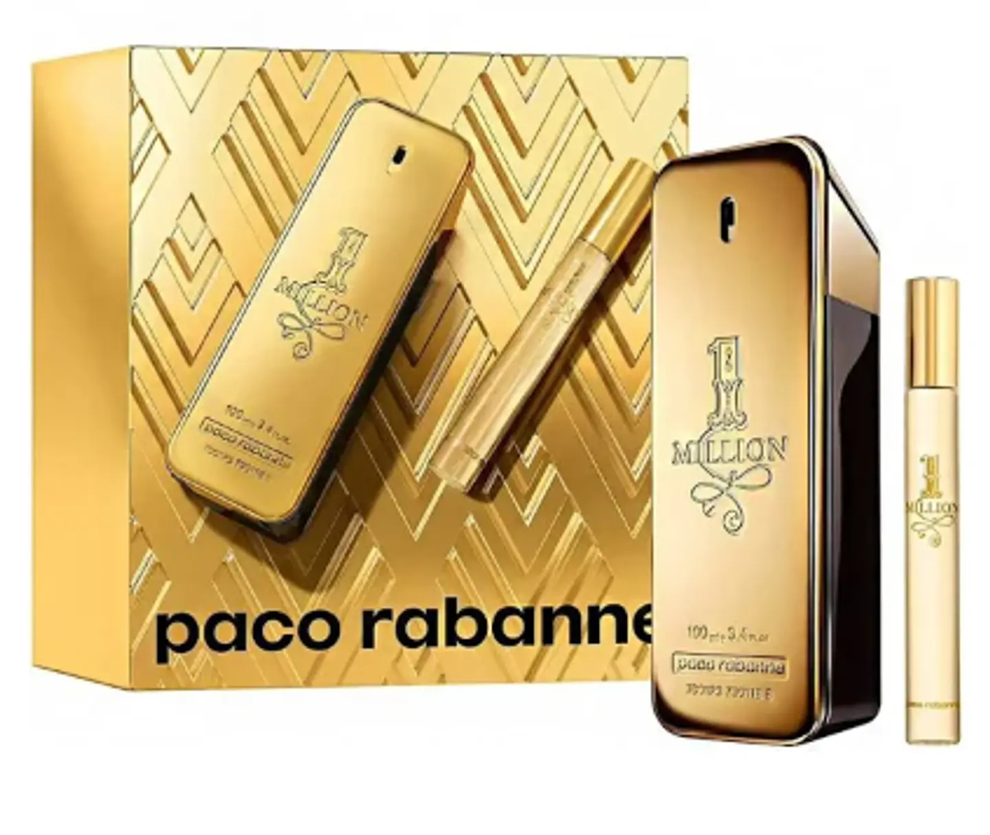 1 MILLION EDT 100 ML + TRAVEL 10 ML ESTUCHE - PACO RABANNE 1