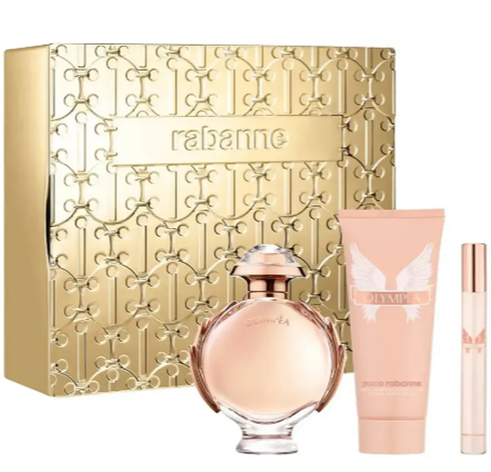 OLYMPEA EDP 80 ML + BODY LOTION 100 ML + TRAVEL 10 ML ESTUCHE - PACO RABANNE 1