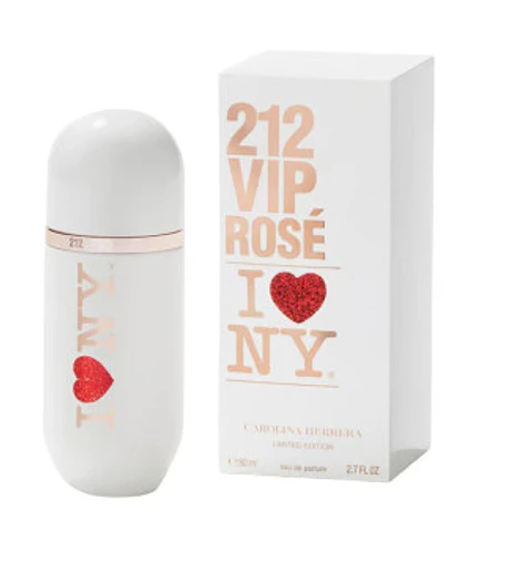 212 VIP ROSE I ❤️ NY EDP 80 ML (EDICION LIMITADA) - CAROLINA HERRERA