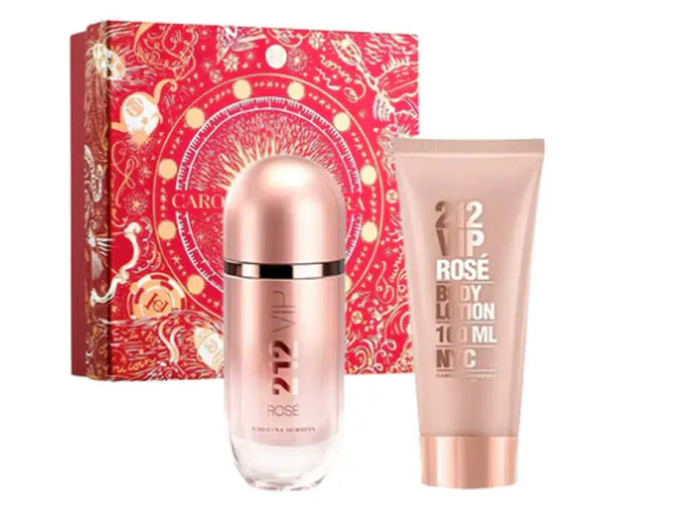 212 VIP ROSE EDP 80 ML + BODY LOTION 100 ML ESTUCHE - CAROLINA HERRERA 1