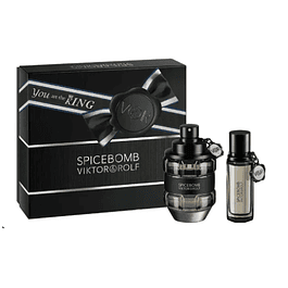 SPICEBOMB POUR HOMME EDT 90 ML+ TRAVEL 20 ML ESTUCHE  - VIKTOR&ROLF