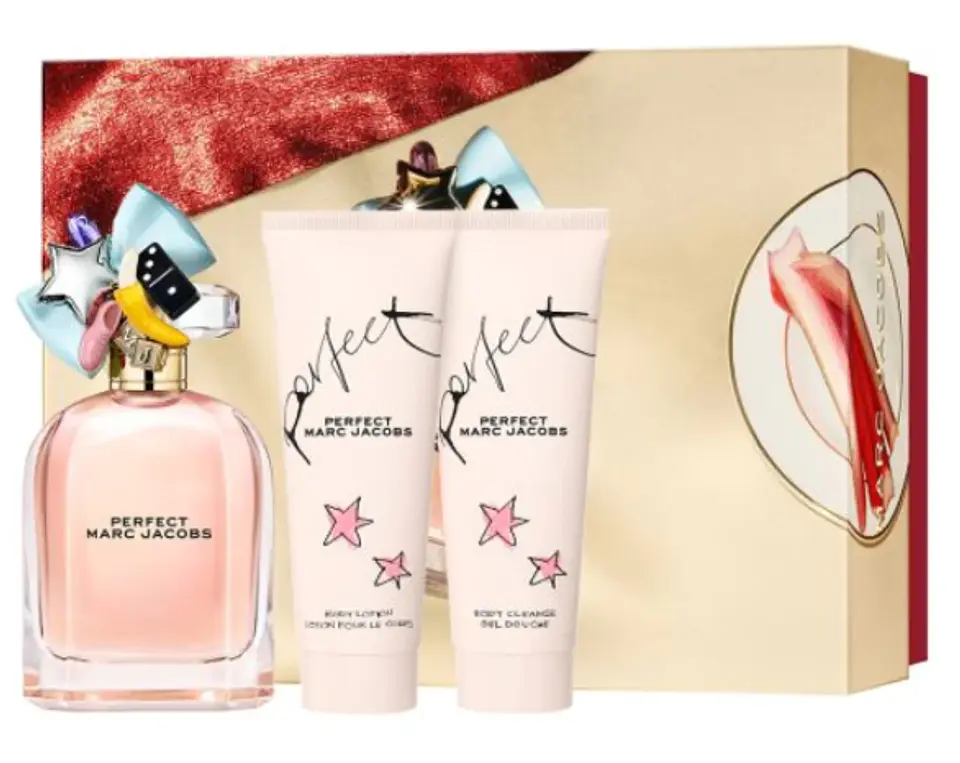 PERFECT FOR WOMEN EDP 100 ML + BODY LOTION 75 ML + GEL DUCHA 75 ML ESTUCHE - MARC JACOBS 1