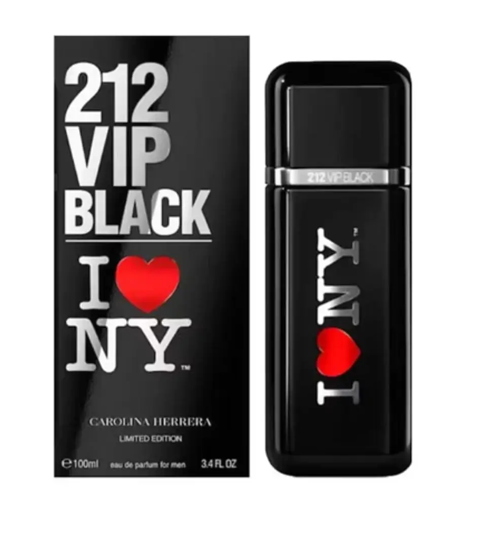 212 VIP BLACK I ❤️ NY EDP 100 ML (EDICIÓN LIMITADA) - CAROLINA HERRERA 1