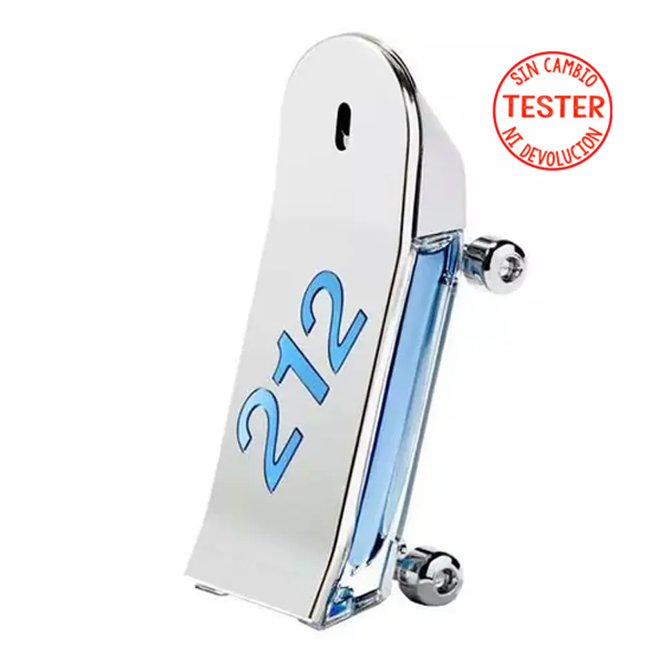 212 MEN HEROES FOREVER YOUNG EDT 90 ML (TESTER-PROBADOR) - CAROLINA HERRERA 1