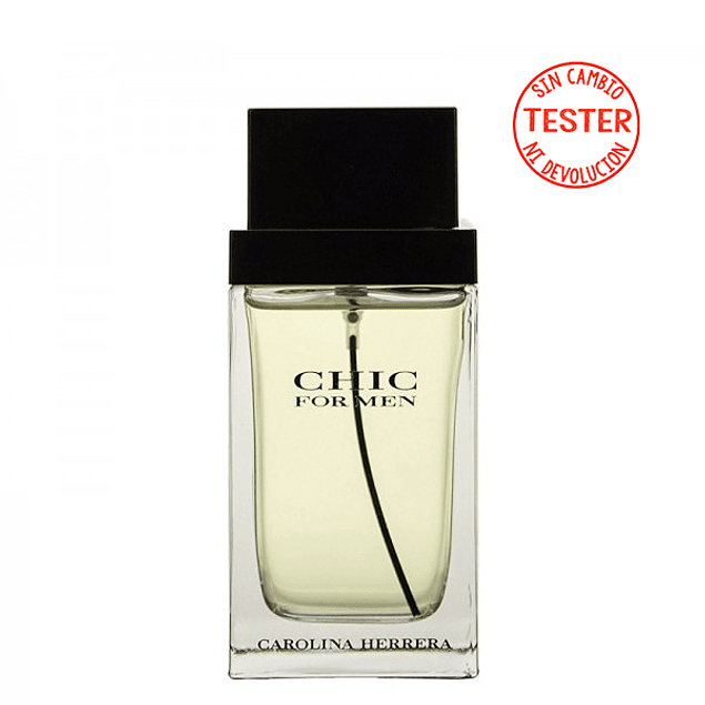 CHIC FOR MEN EDT 100 ML (TESTER-PROBADOR) - CAROLINA HERRERA