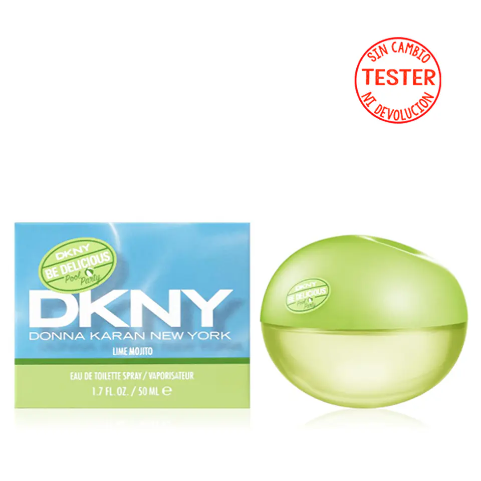 BE DELICIOUS POOL PARTY LIME MOJITO EDT 50 ML FOR WOMEN (TESTER-PROBADOR) - DONNA KARAN 1