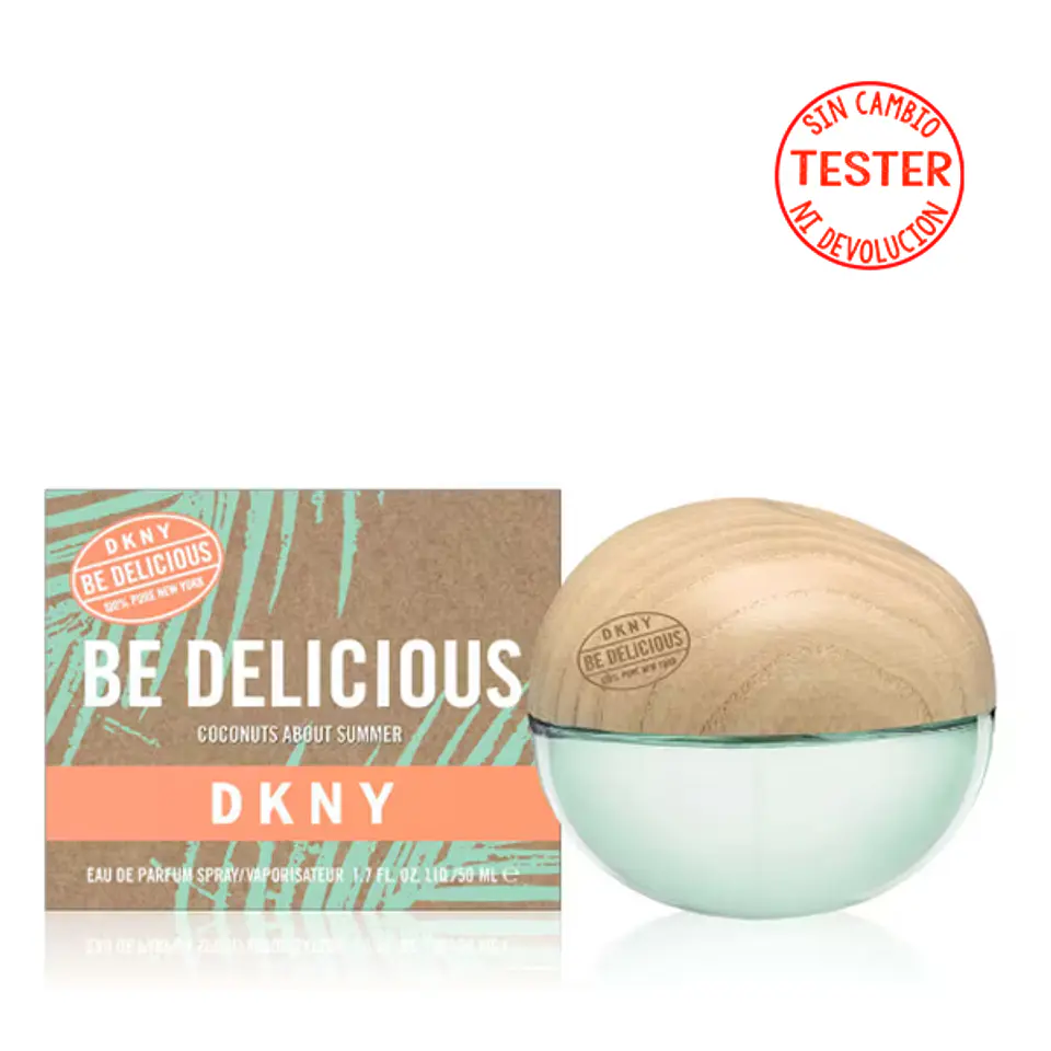 BE DELICIOUS COCONUTS ABOUT SUMMER EDT 50 ML (TESTER-PROBADOR) -  DONNA KARAN 1