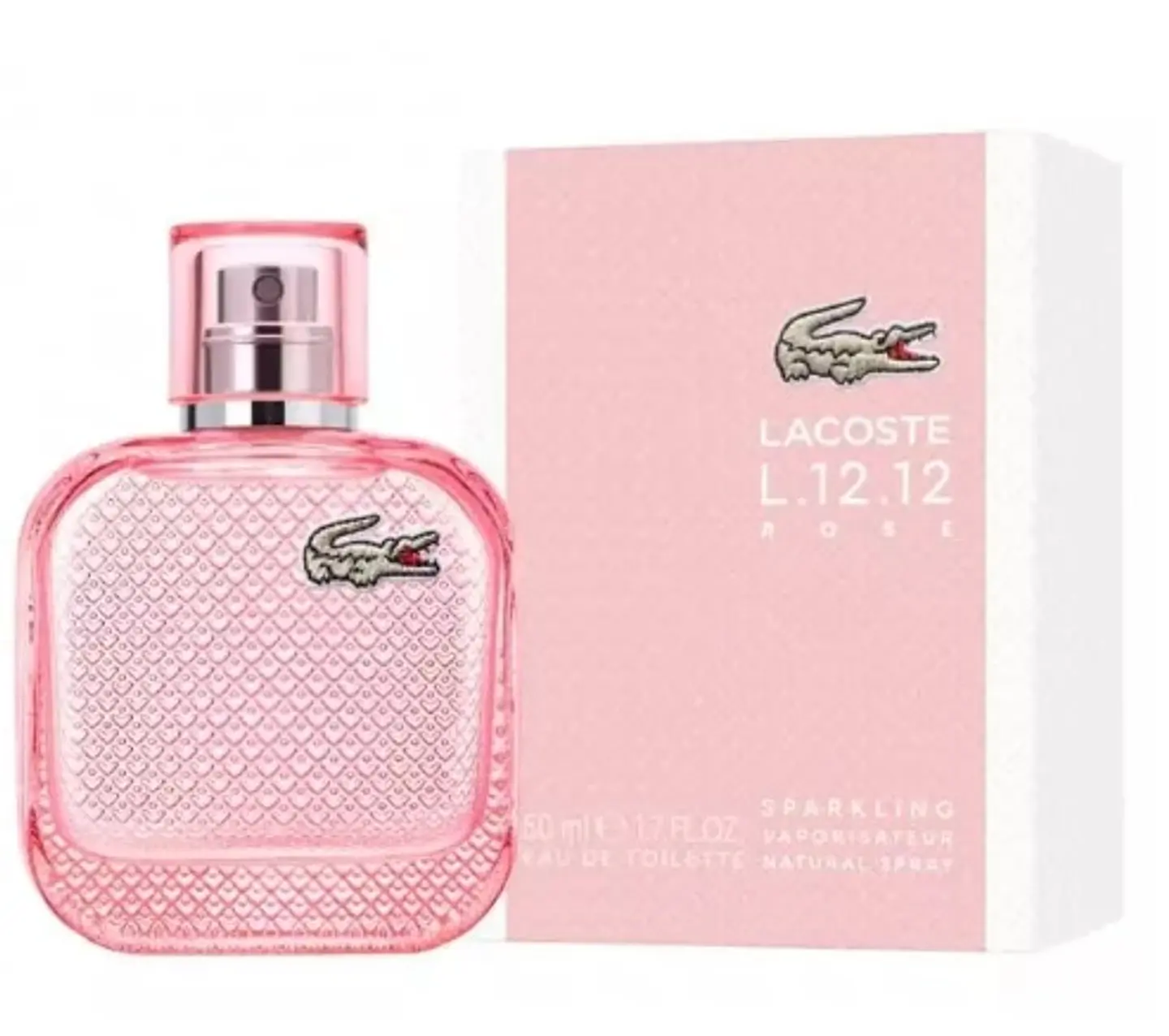 EAU DE LACOSTE L.12.12 ROSE SPARKLING EDT 100 ML - LACOSTE 1
