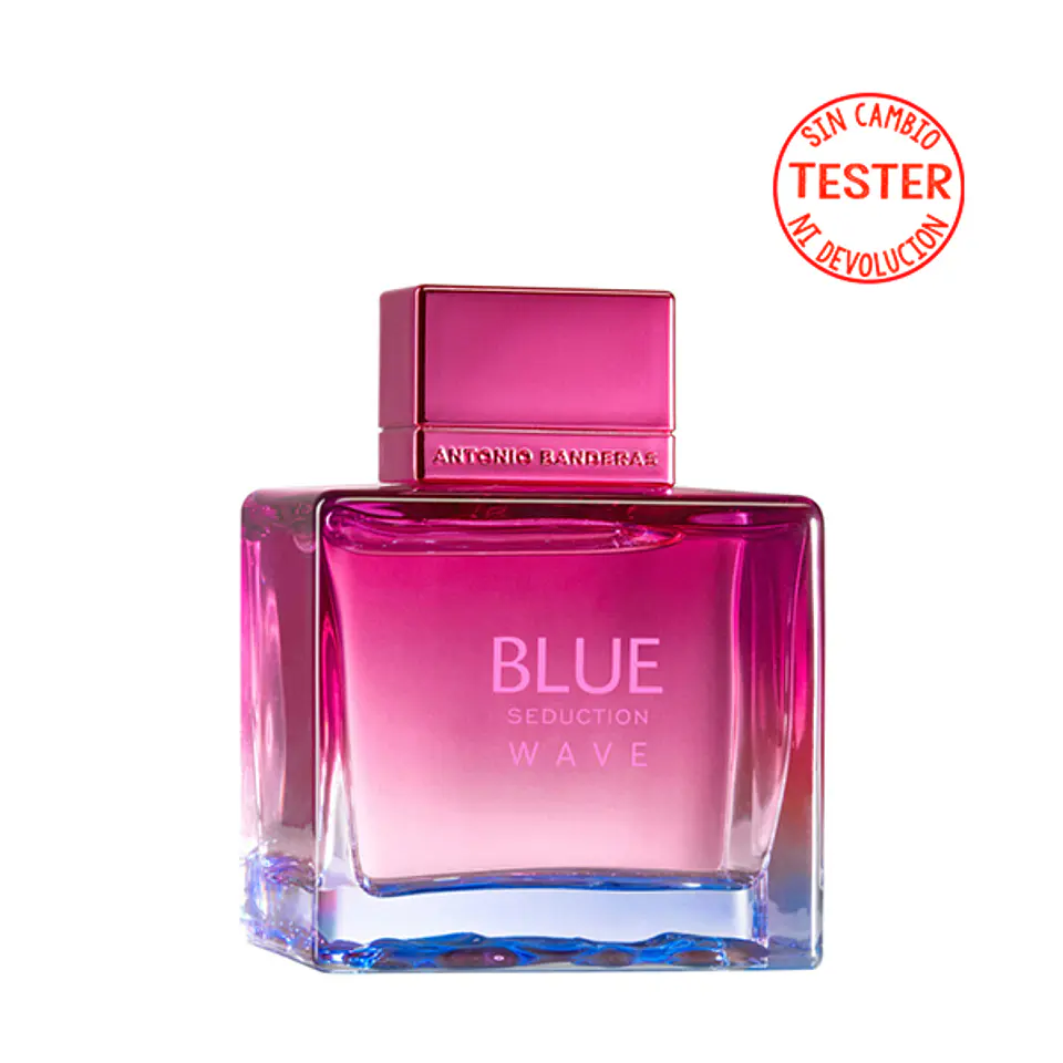 BLUE SEDUCTION WAVE FOR WOMAN EDT 100 ML (TESTER - PROBADOR) - ANTONIO BANDERAS 1