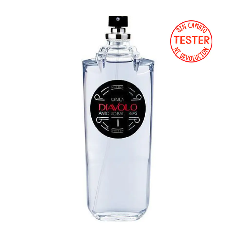 ONLY DIAVOLO EDT 100 ML (TESTER- SIN TAPA) - ANTONIO BANDERAS 1