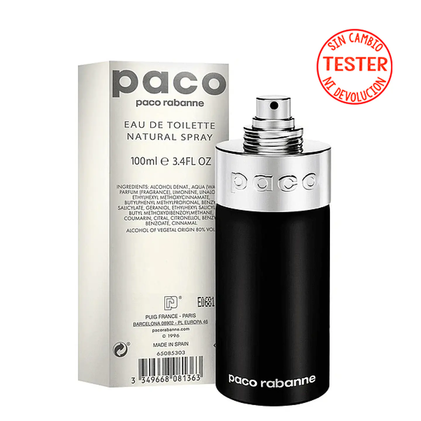 PACO BY PACO EDT 100 ML (TESTER) - PACO RABANNE 1