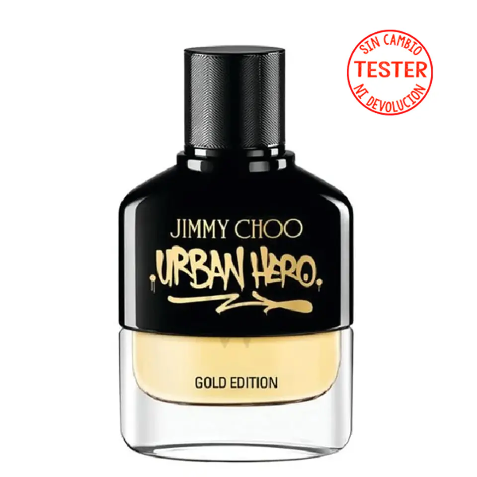 URBAN HERO GOLD EDITION EDP 100 ML (TESTER - PROBADOR) - JIMMY CHOO 1