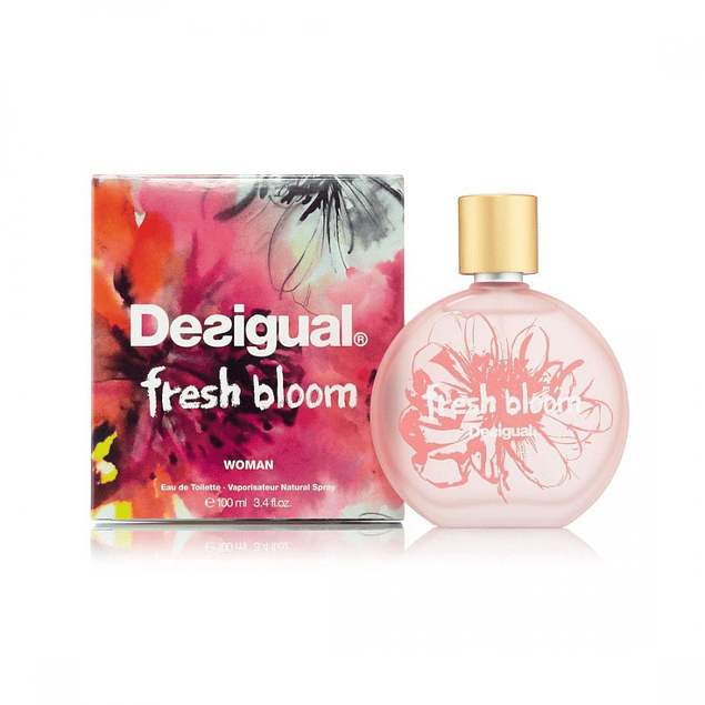 FRESH BLOOM WOMAN EDT 100 ML - DESIGUAL