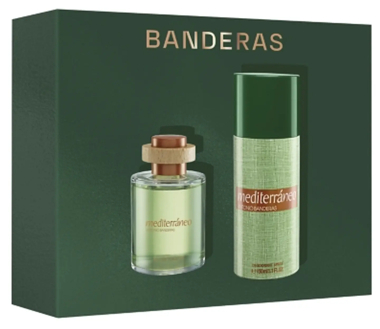 MEDITERRANEO EDT 100 ML + DEO 150 ML ESTUCHE - ANTONIO BANDERAS 1