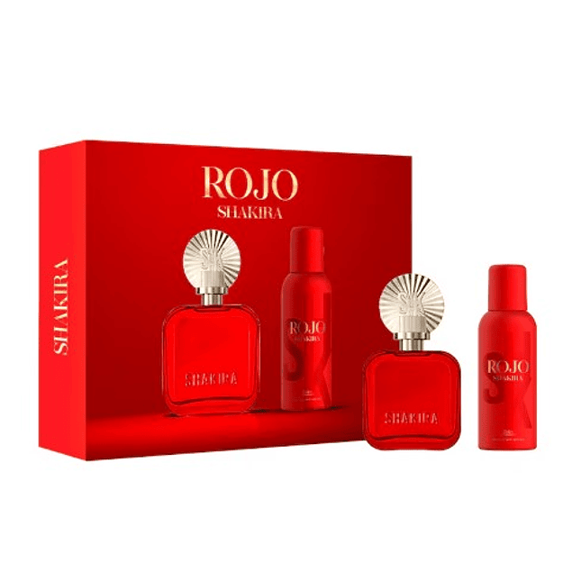 SHAKIRA ROJO EDP 80 ML + DEO 150 ML - SHAKIRA