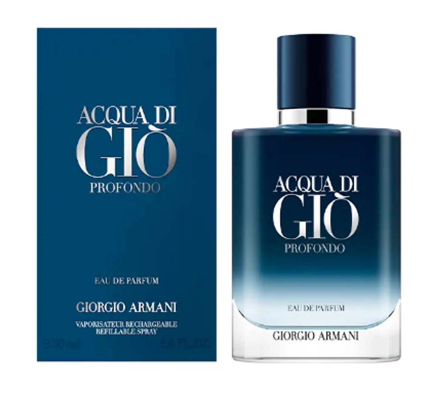 ACQUA DI GIO PROFONDO EDP 50 ML FOR MEN (RECARGABLE) - ARMANI 1