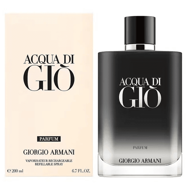 ACQUA DI GIÒ PARFUM 200 ML FOR MEN (RECERGABLE) - GIORGIO ARMANI