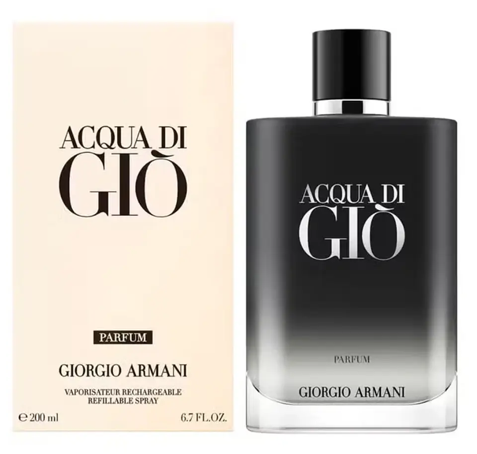 ACQUA DI GIÒ PARFUM 200 ML FOR MEN (RECERGABLE) - GIORGIO ARMANI 1