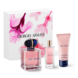 MY WAY EDP 90 ML + BODY LOTION 50 ML + TRAVEL 15 ML ESTUCHE - ARMANI