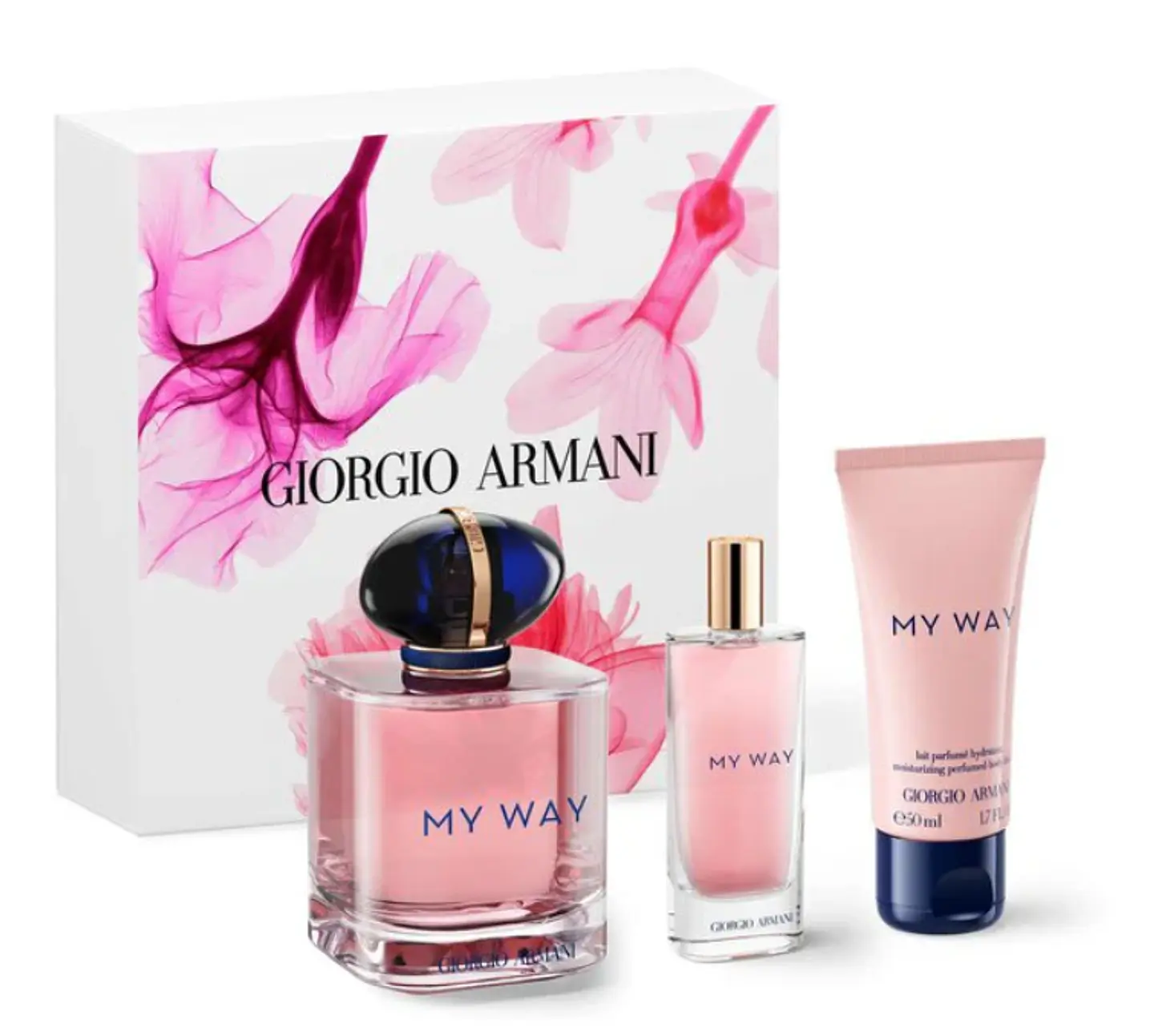 MY WAY EDP 90 ML + BODY LOTION 50 ML + TRAVEL 15 ML ESTUCHE - ARMANI 1