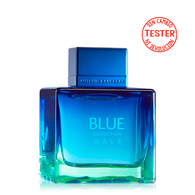 BLUE SEDUCTION WAVE MEN EDT 100 ML(TESTER-PROBADOR)  - ANTONIO BANDERAS