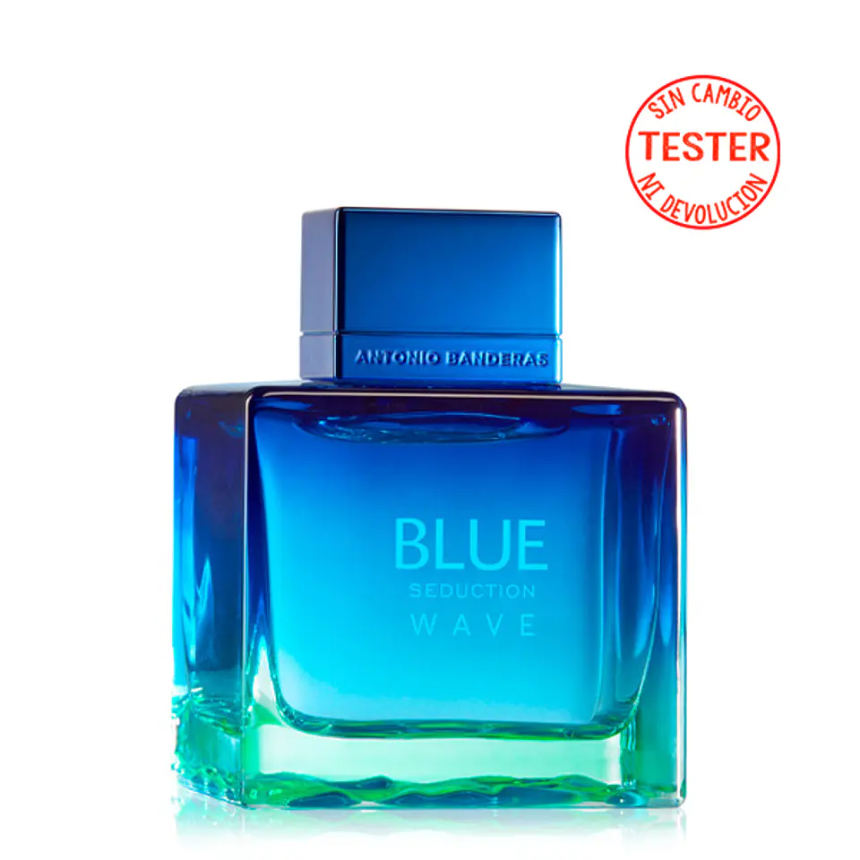 BLUE SEDUCTION WAVE MEN EDT 100 ML(TESTER-PROBADOR)  - ANTONIO BANDERAS 1