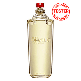 DIAVOLO FOR MEN EDT 100 ML (TESTER - SIN TAPA) - ANTONIO BANDERAS