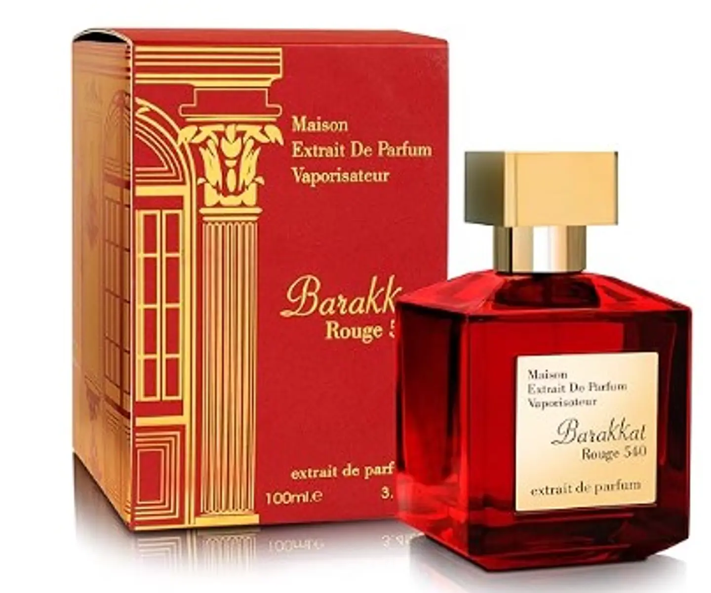 BARAKKAT ROUGE 540 EXTRAIT DE PARFUM 100 ML - FRAGRANCE WORLD 1