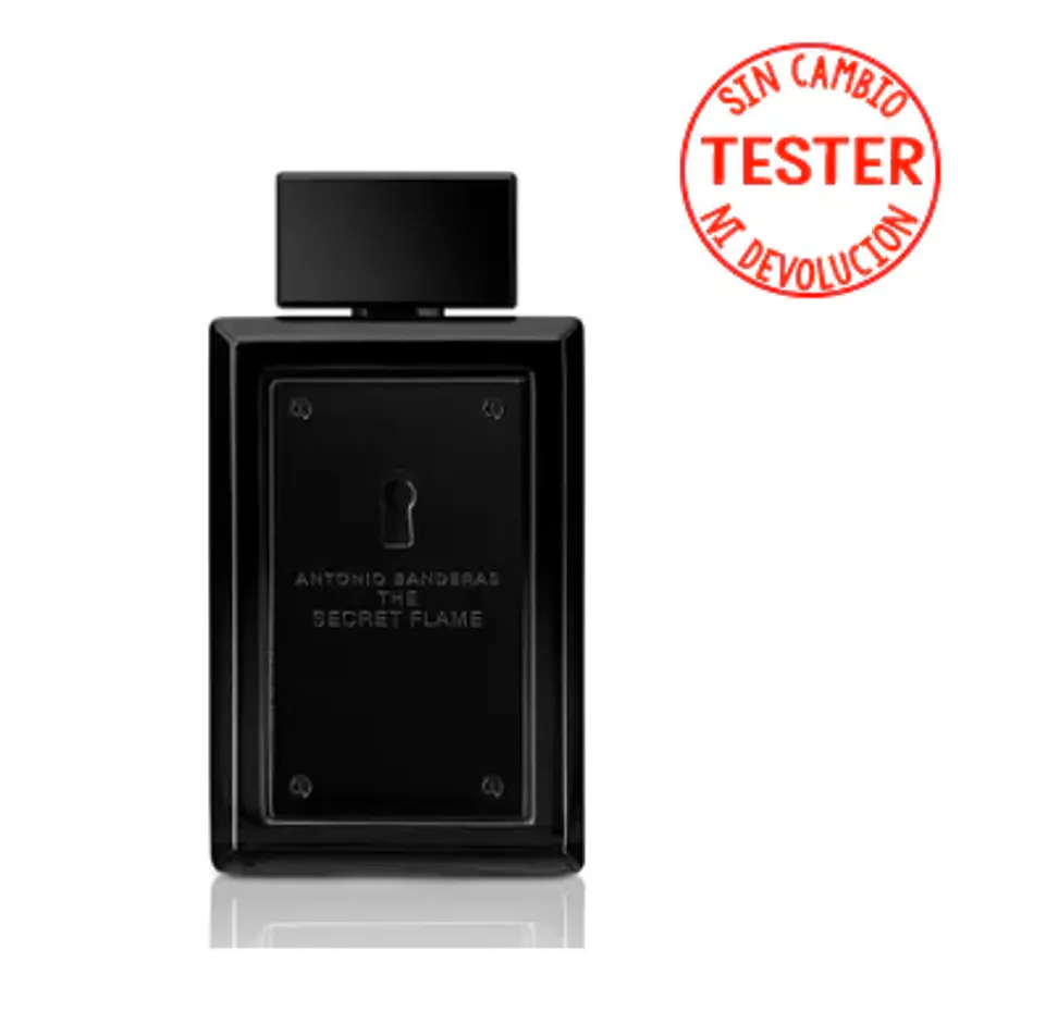THE SECRET FLAME EDT 100 ML FOR MEN  (TESTER-PROBADOR)- ANTONIO BANDERAS 1