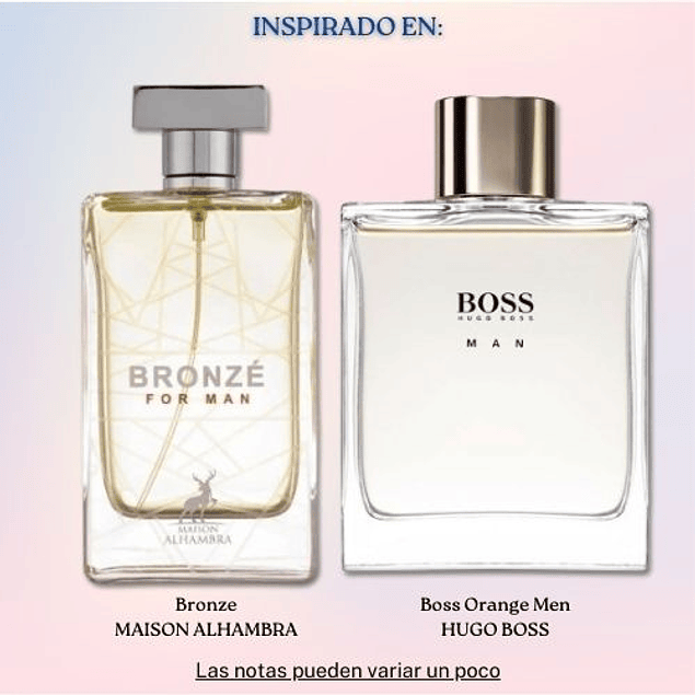 BRONZE EDP 100 ML FOR MAN - MAISON ALHAMBRA