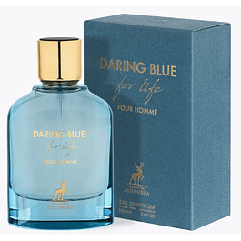 DARING BLUE FOR LIFE POUR HOMME EDP 100 ML - MAISON ALHAMBRA