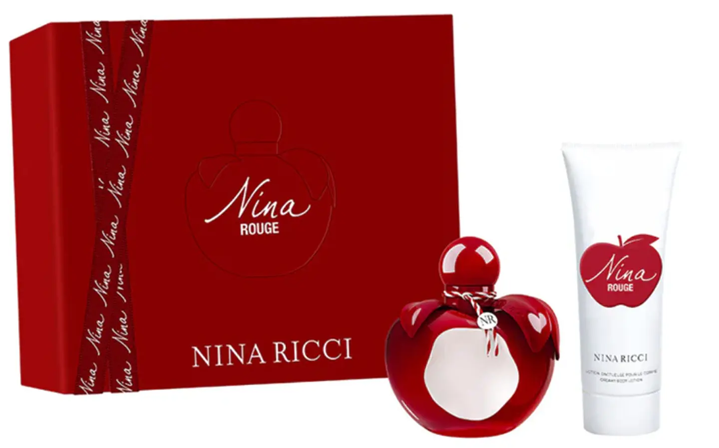 NINA ROUGE EDT 80 ML + BODY LOTION 75 ML ESTUCHE - NINA RICCI 1