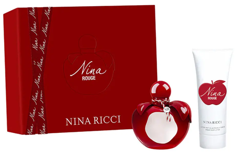 NINA ROUGE EDT 80 ML + BODY LOTION 75 ML ESTUCHE - NINA RICCI 1