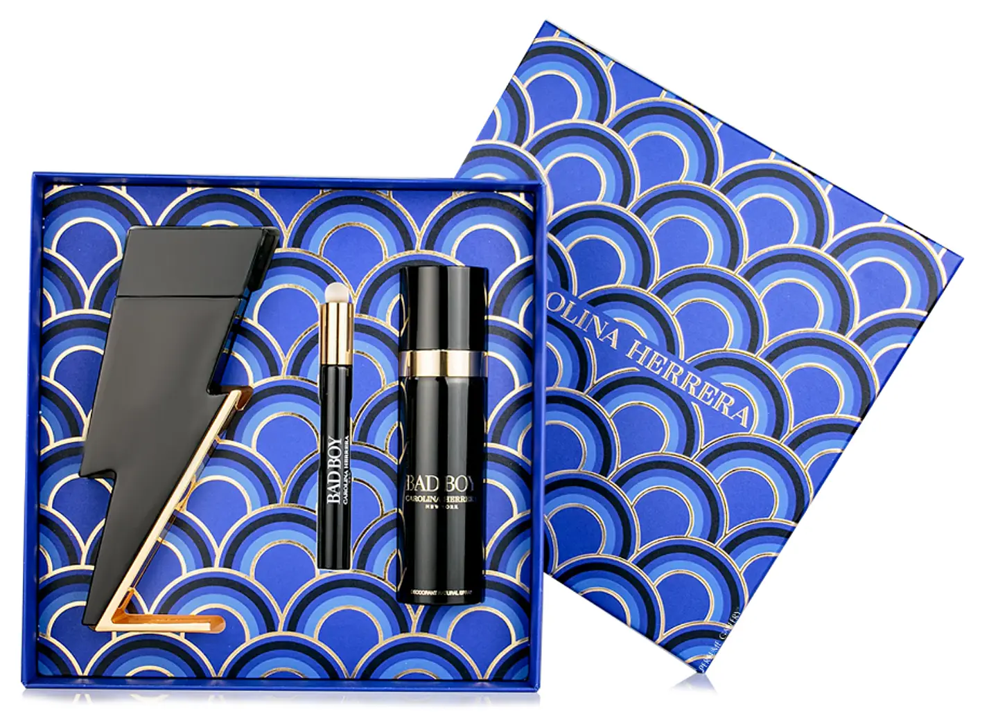 BAD BOY EDT 100 ML + DEO 100 ML + TRAVEL 10 ML - ESTUCHE - CAROLINA HERRERA 1