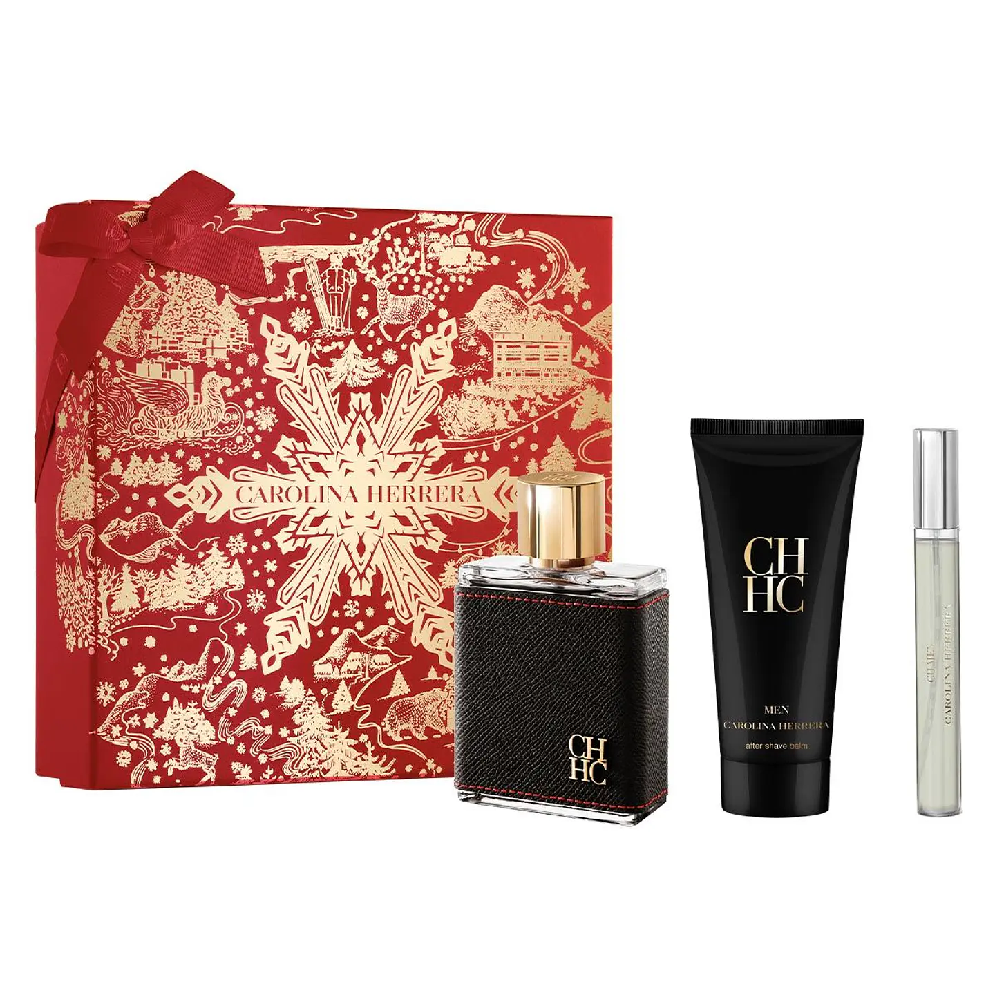 CH MEN EDT 100 ML + TRAVEL EDT 10 ML + AFTER SHAVE 100 ML  ESTUCHE - CAROLINA HERRERA 1