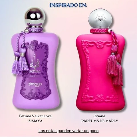 FATIMA VELVET LOVE EDP 100 ML FOR  WOMEN - ZIMAYA (INSPIRADO EN ORIANA)