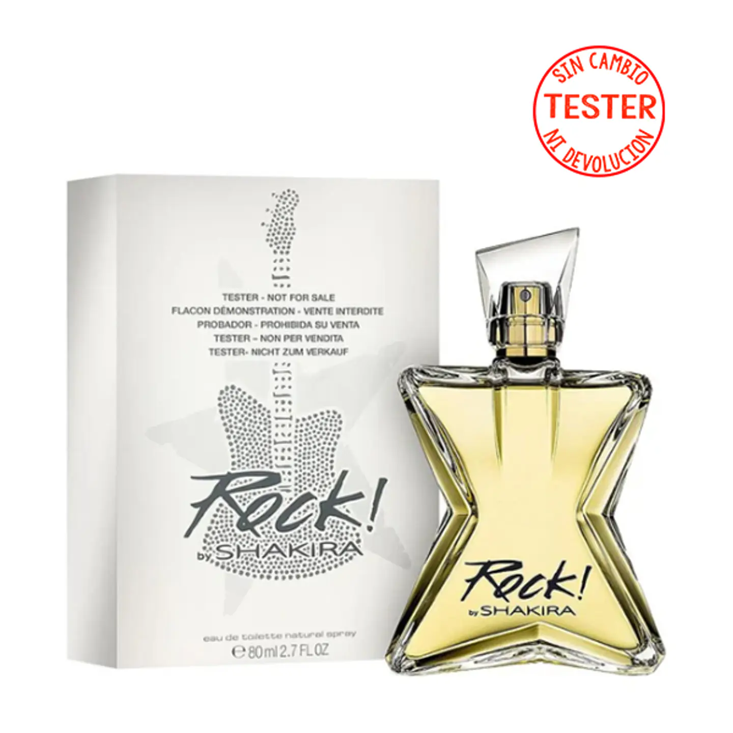 ROCK BY SHAKIRA EDT 80 ML (TESTER-PROBADOR) - SHAKIRA 1
