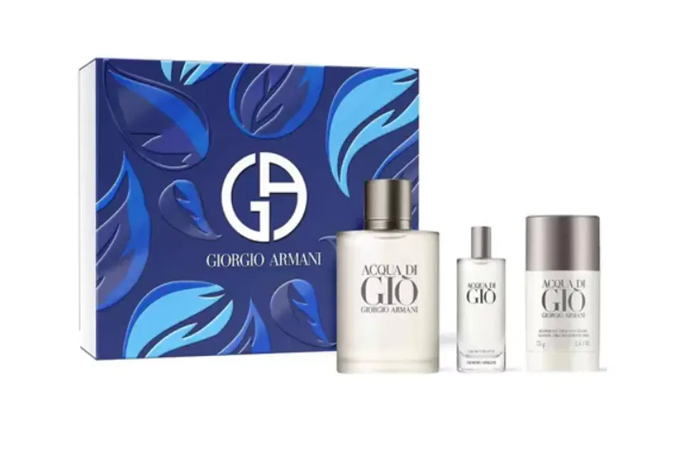 ACQUA DI GIÒ EDT HOMME EDT 100 ML + 15 ML + DEO 75G  ESTUCHE - GIORGIO ARMANI 1
