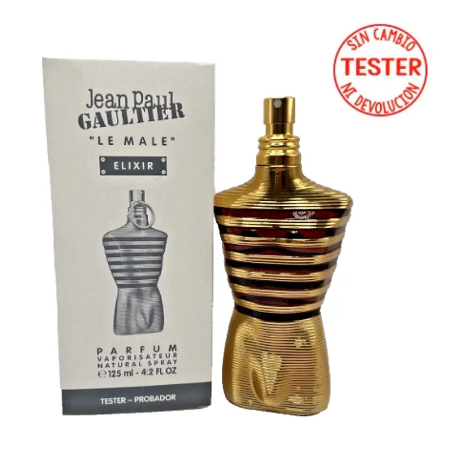 LE MALE ELIXIR PARFUM 125 ML FOR MEN (TESTER-SIN TAPA) - JEAN PAUL GAULTIER 1